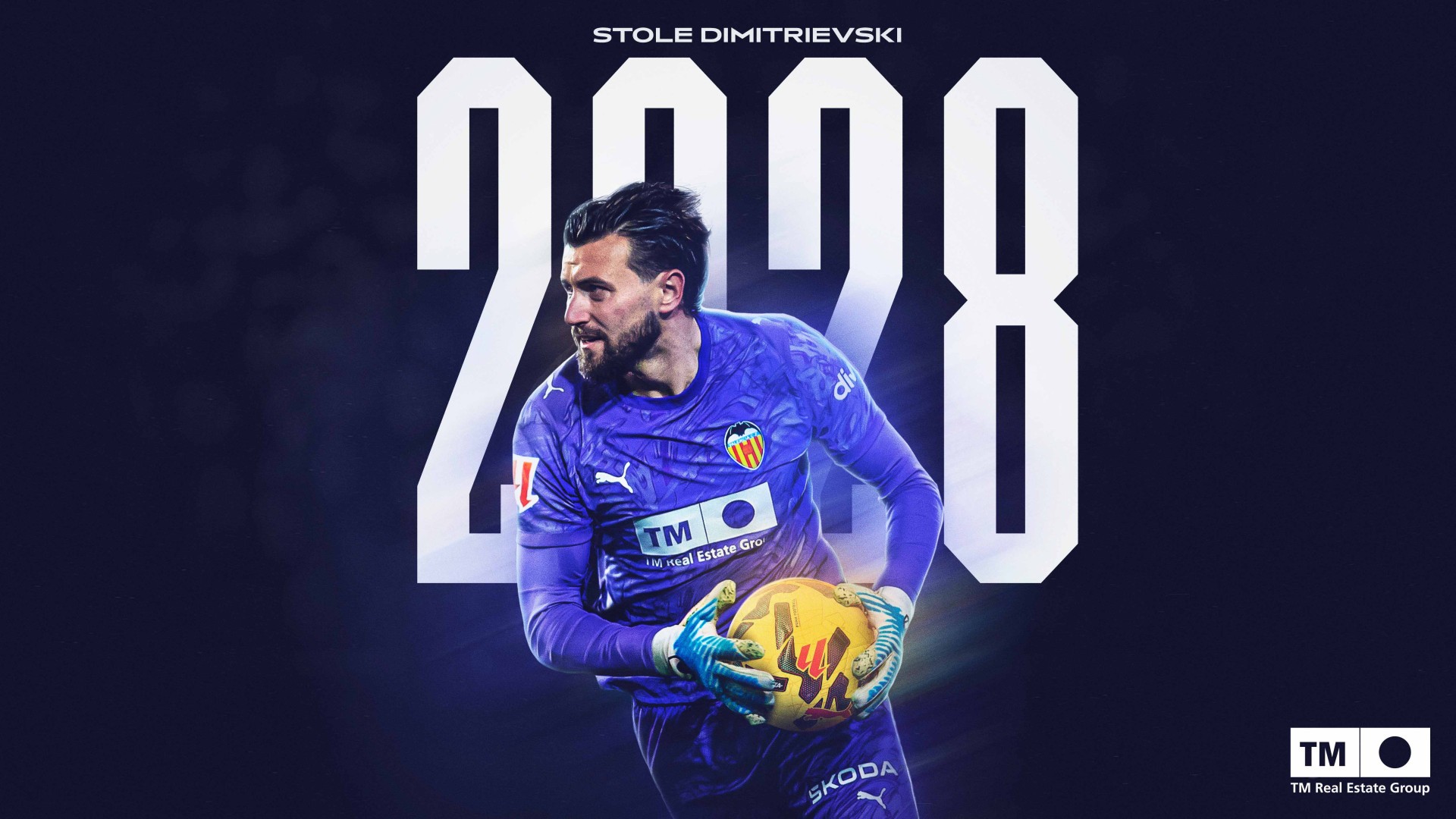 Oficial: Valencia renueva a Dimitrievski hasta 2028