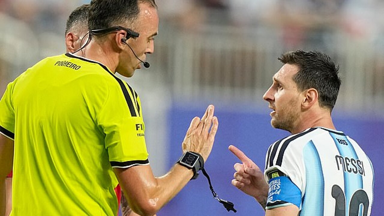 'Don't be disrespectful - speak to me respectfully': Messi's unusual exchange with referee revealed