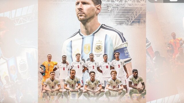Argentine FA: After 20 years in Blue and White, destiny has finally brought England to Messi