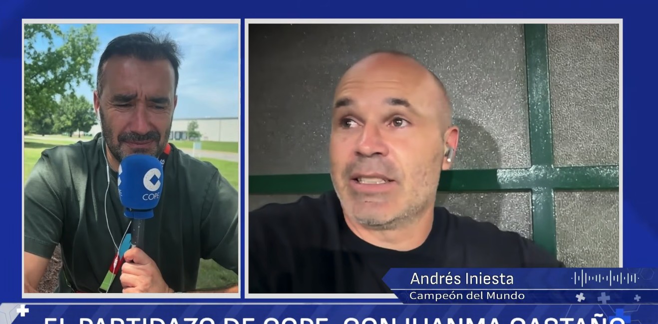 Iniesta: J'irai voir la finale, j'espère que l'Espagne remportera une autre Coupe du Monde
