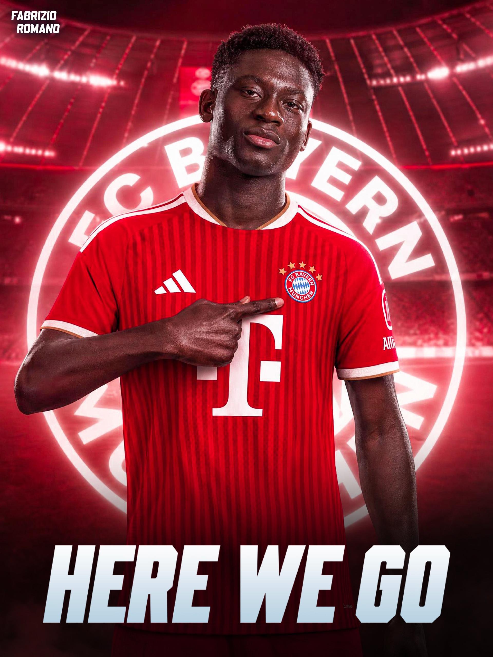Here we go! Romano: Bayern contrata o jovem Bala-Sopocko N'Diaye de 18 anos