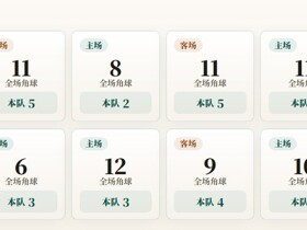 明日挪超角球统计：博德闪耀场均7.6个，维京场均6.8个