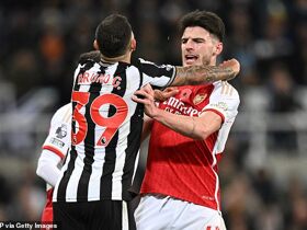 Revealed: Bruno Guimaraes reveals the 'no more fights' text he received from Declan Rice ahead of £75m Arsenal move