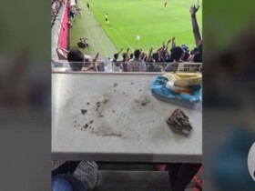 韩媒：浦项铁人主场坠落一块混凝土碎块，好在没砸中球迷