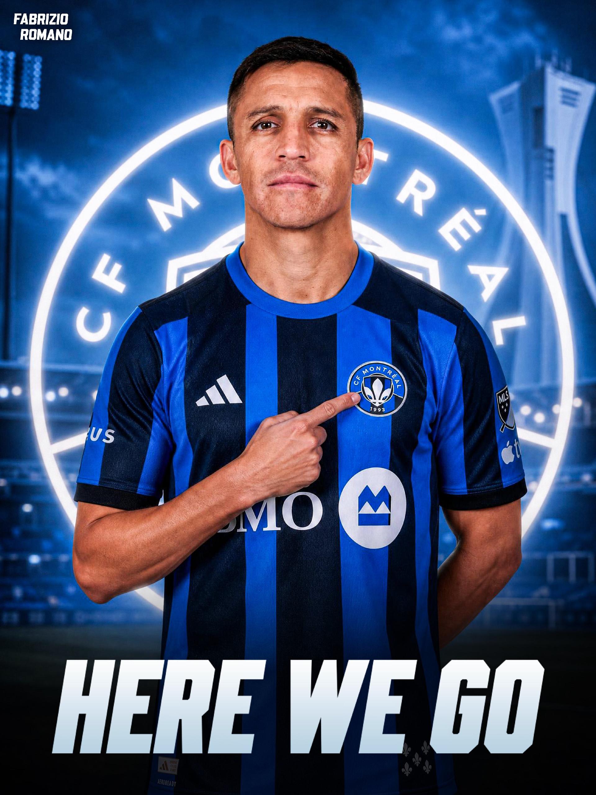 Here we go! Romano: Alexis Sanchez, 37 anni, si unisce al Montreal Impact a parametro zero