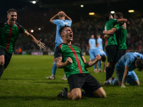 Glentoran 1-2 Rīgas FS