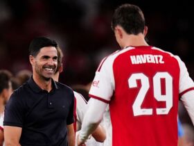 Arteta says Arsenal are actively looking for signings after Guimaraes makes bow in friendly