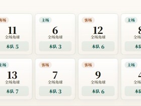 英冠角球统计：博尔顿流浪者场均4.6个，普雷斯顿场均4.5个