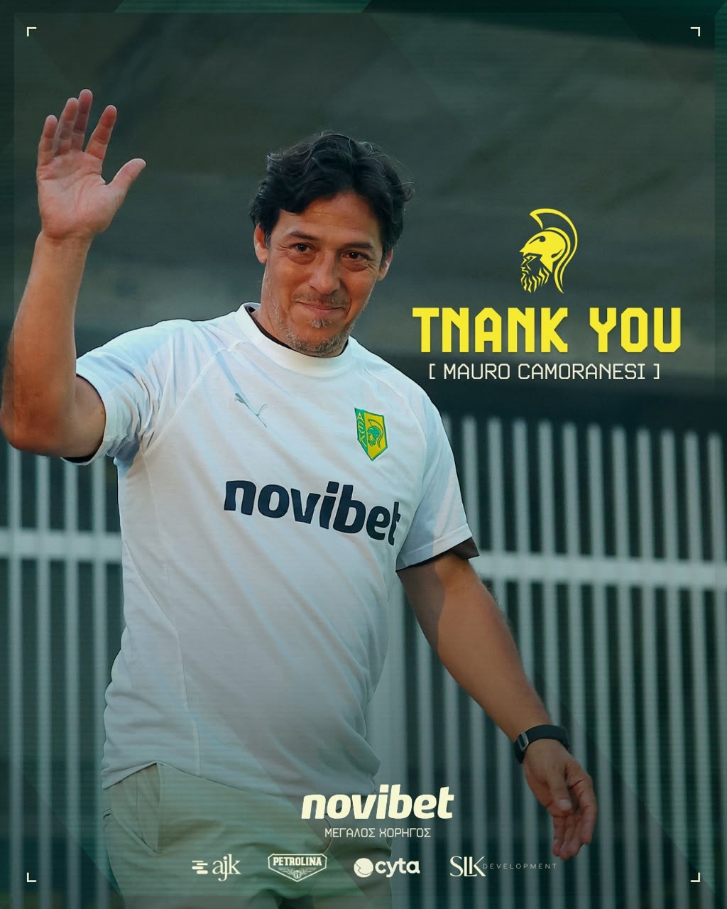 AEK Larnaca và HLV Camoranesi chấm dứt hợp đồng