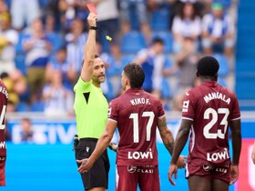 Alaves 3-0 Getafe: Diaz nets stunner in LaLiga opener after Femenia sees red