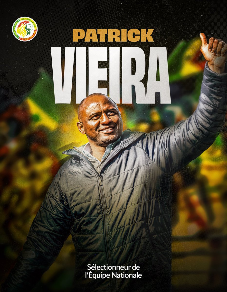 Oficial: Vieira, nuevo entrenador de Senegal