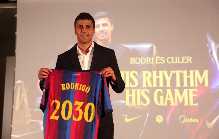 Rodri: Tive outras ofertas, mas o Barça era a minha primeira escolha