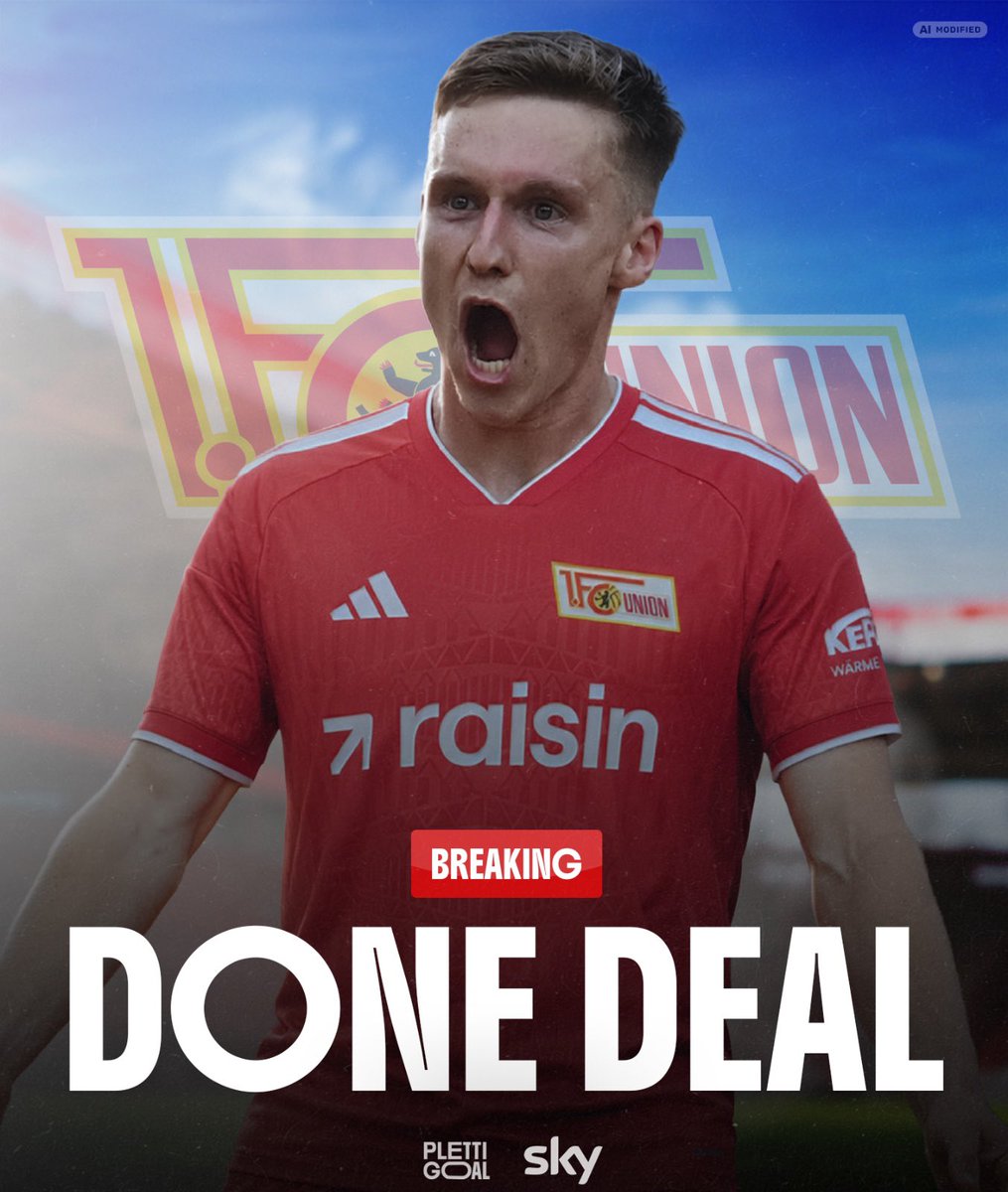 Ký giả Sky Đức: Ebacher gia nhập Union Berlin với giá 3,5 triệu euro, hợp đồng đến năm 2029