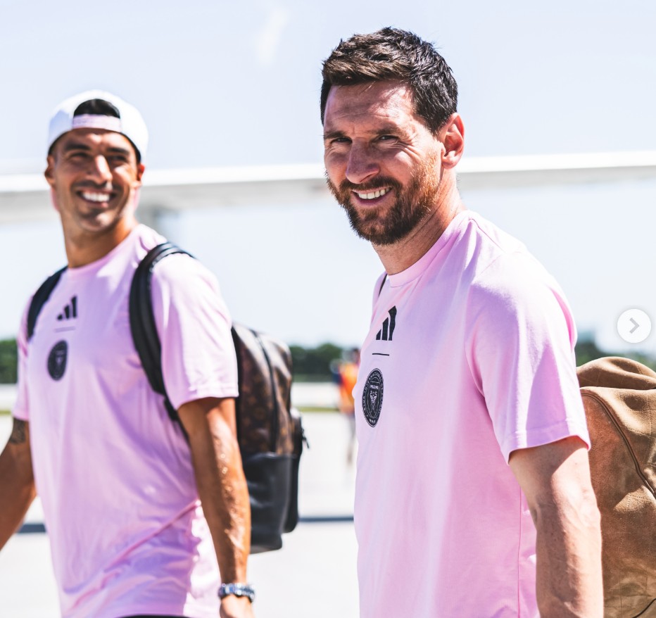 Inter Miami postet Foto, Messi und Suárez lächeln in die Kamera