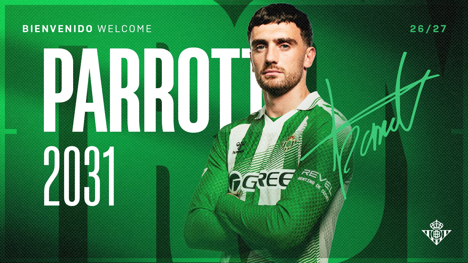 UFFICIALE: il Real Betis acquista l'irlandese Parrott per 20 milioni di euro