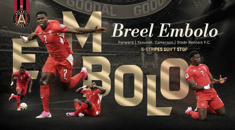 Oficial: Atlanta United contrata suíço Embolo por US$ 18 milhões