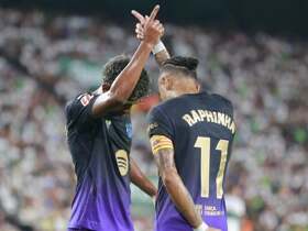 Barça : Raphinha ridiculise deux défenseurs et s’offre un but