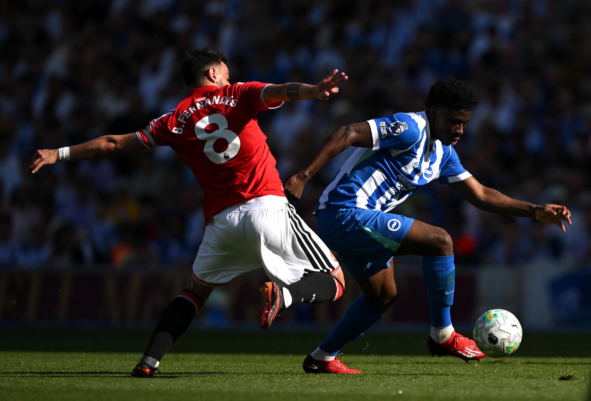 Tras enfrentarse al Manchester United, Baleba hará historia al jugar para ellos en la próxima jornada de liga