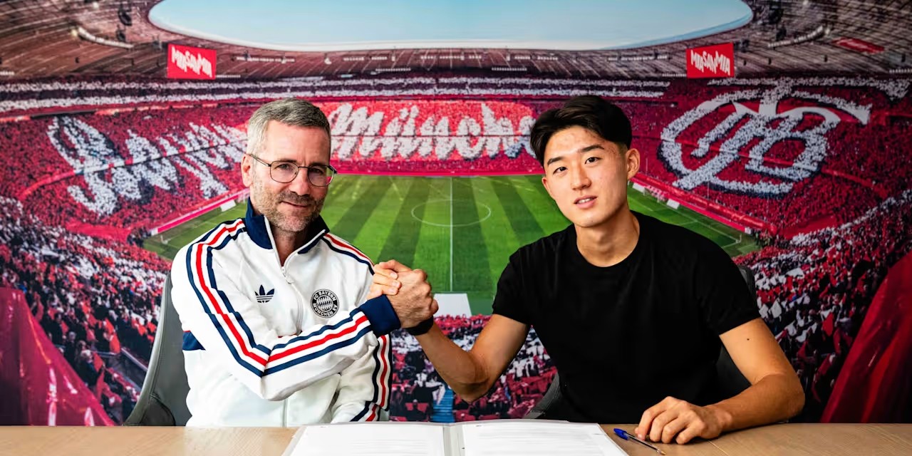 Bayern Munich ký hợp đồng với hậu vệ trái 18 tuổi người Hàn Quốc Kim Do-yeon cho đội II
