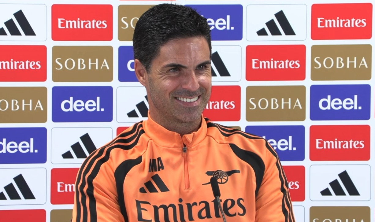Arteta: I'm happy with the squad today and hope to be even happier when the transfer window closes