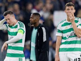 Celtic captain Callum McGregor hits out at 'team of individuals' after Old Firm League Cup defeat to Rangers