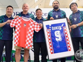克罗地亚名宿苏克亮相港超球队东区球衣发布会，并将担任该队名誉会长