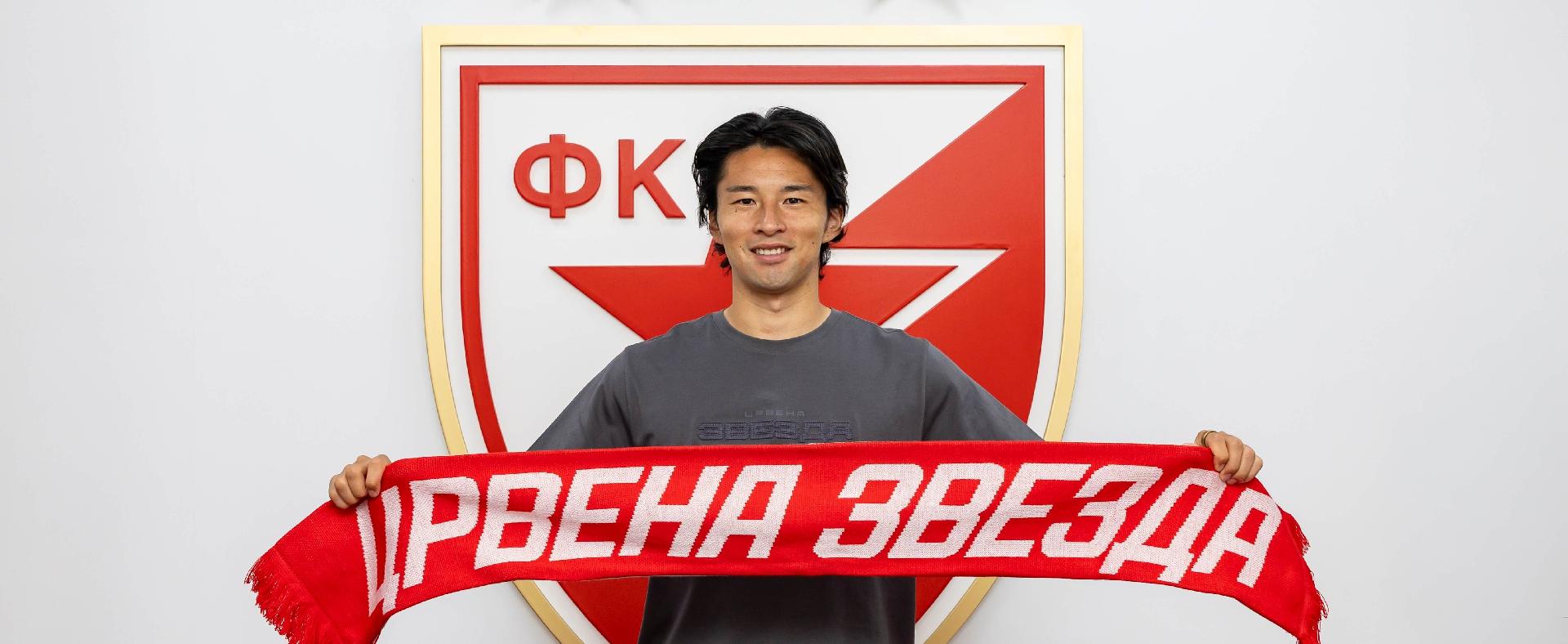 Sao Đỏ Belgrade ký hợp đồng 3+1 năm với hậu vệ Nhật Bản Yuta Nakayama