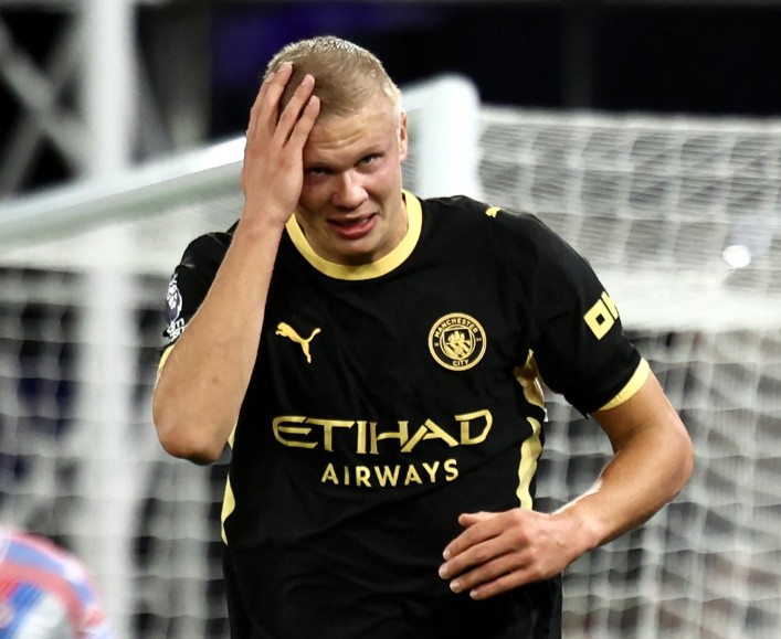 Haaland Cetak Gol di 6 Pertandingan Beruntun Melawan Crystal Palace, Jadi Pemain Ketiga di EPL yang Raih Pencapaian Ini