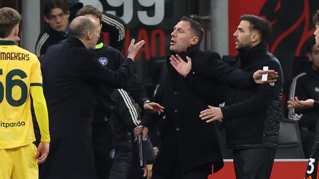 Allegri insists he has 'no problem' with Fabregas
