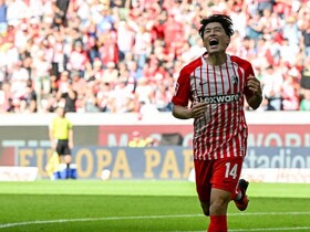 跑位满分，日本国脚铃木唯人德甲首轮3射3正上演帽子戏法