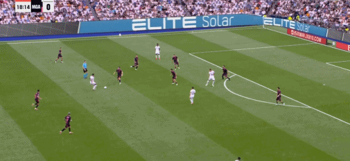 Halbzeit: Real Madrid 3-0 Málaga – Bellingham trifft im Sololauf und erzwingt Eigentor, Mbappé erfolgreich