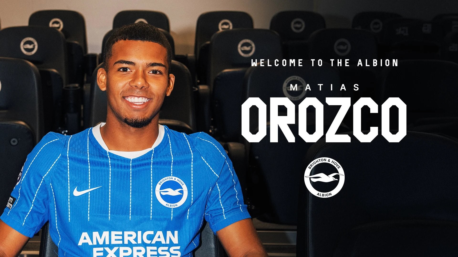 Oficial: Brighton ficha al mediocampista colombiano Matías Orozco del Deportivo Cali por £3.5M