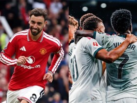 Kick Off: Bruno hat-trick fires Man Utd to 5-2 win; Madrid beat Malaga 4-0 to stay perfect