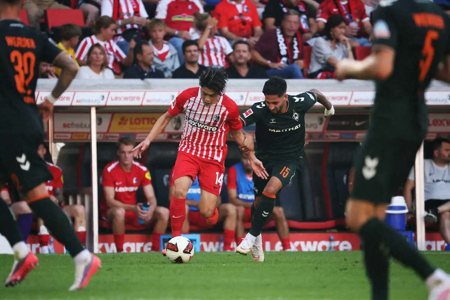 Yuto Suzuki è il terzo giocatore giapponese a segnare una tripletta in Bundesliga