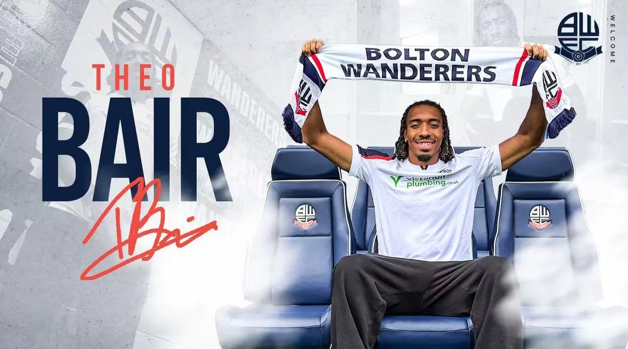 Oficial: Bolton ficha a Theo Bair cedido por una temporada desde el Auxerre