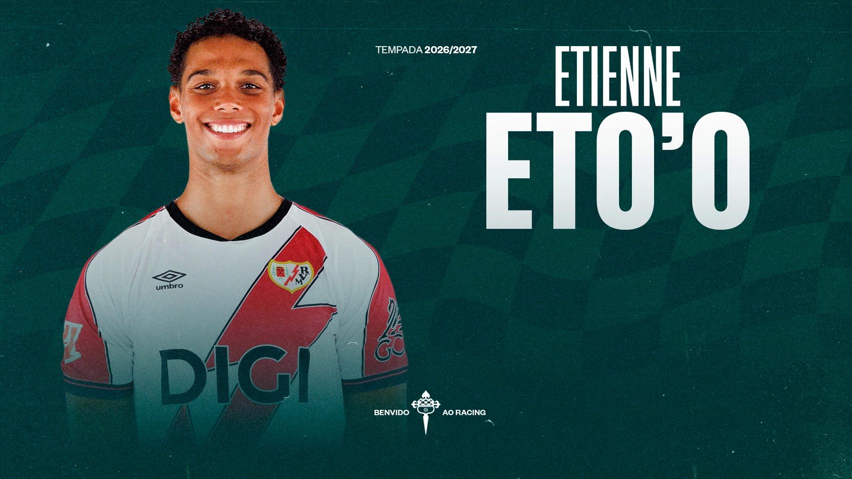 Etienne Eto'o, Putra Samuel Eto'o, Bergabung dengan Racing Ferrol dengan Status Pinjaman