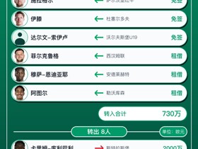 云达不莱梅转会汇总：引进14人转出8人，净收入3520万欧元