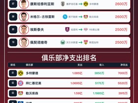 懂球帝 | 德甲26夏窗转会综述：布朗、赛巴里双标王，多特净支出第一
