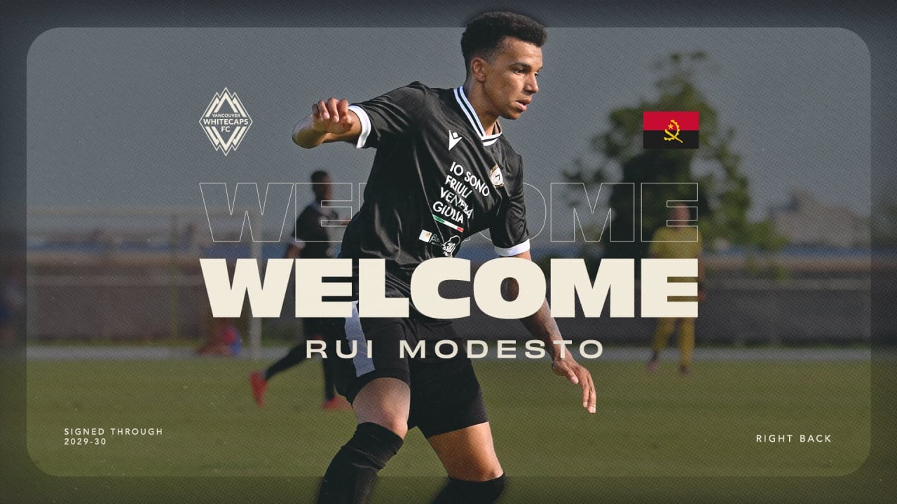 Chính thức: Hậu vệ phải Rui Modesto của Udinese gia nhập Vancouver Whitecaps