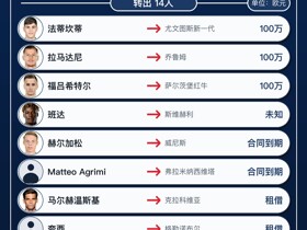 莱切今夏转会汇总：引进6人离队14人，净支出600万欧元