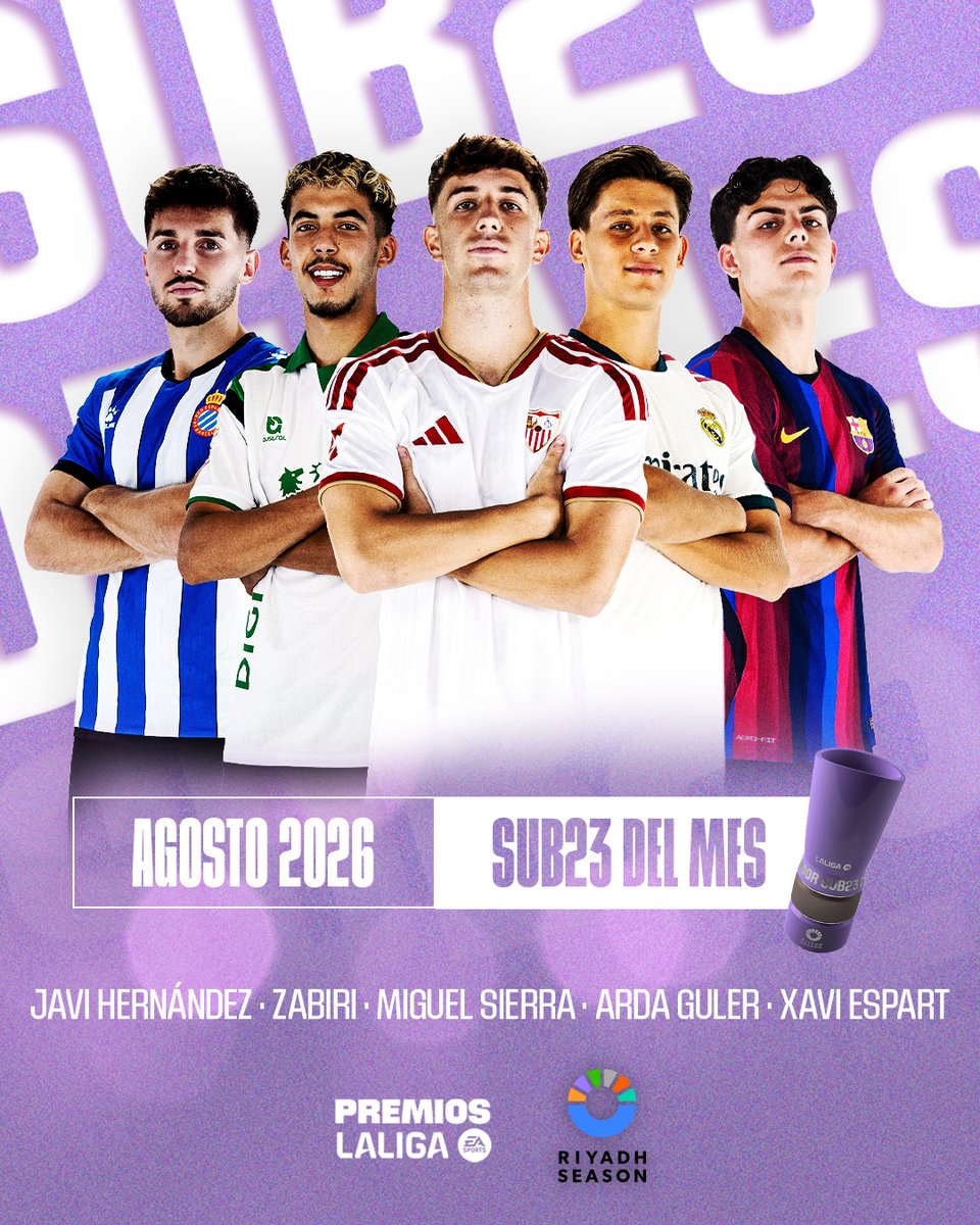 Đề cử cầu thủ U23 xuất sắc nhất La Liga tháng 8, Güler dẫn đầu danh sách 5 người