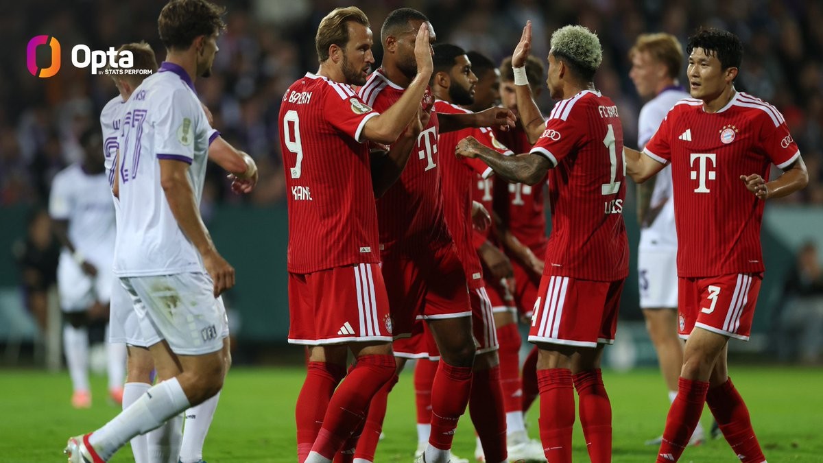 Kane ties Bayern record with goals in 7 consecutive German Cup matches