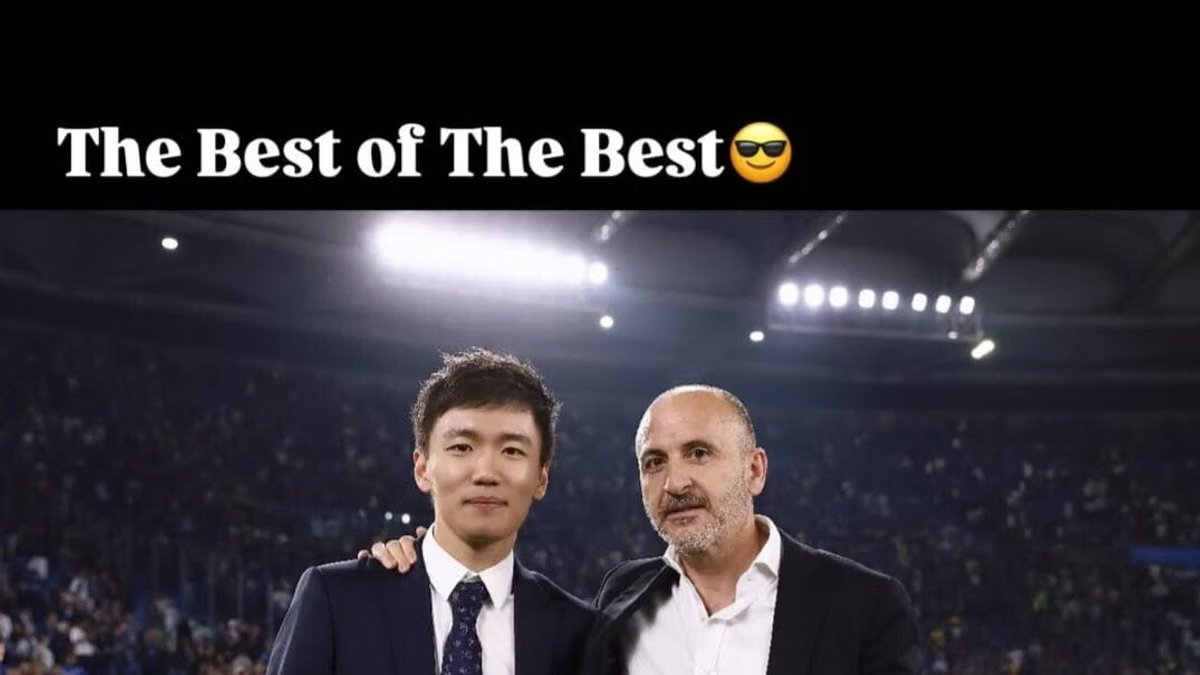 Steven Zhang bids farewell to Ausilio on social media: "The Best of the Best"