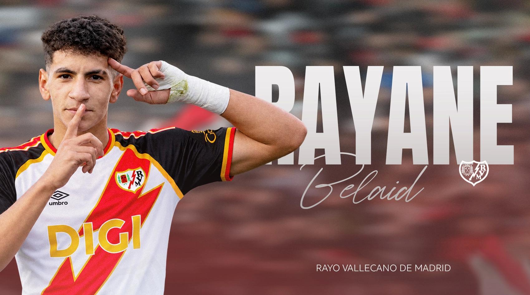 Oficial: Rayo Vallecano ficha al joven talento del Atlético Madrid, Rayane Baledi, por cinco años