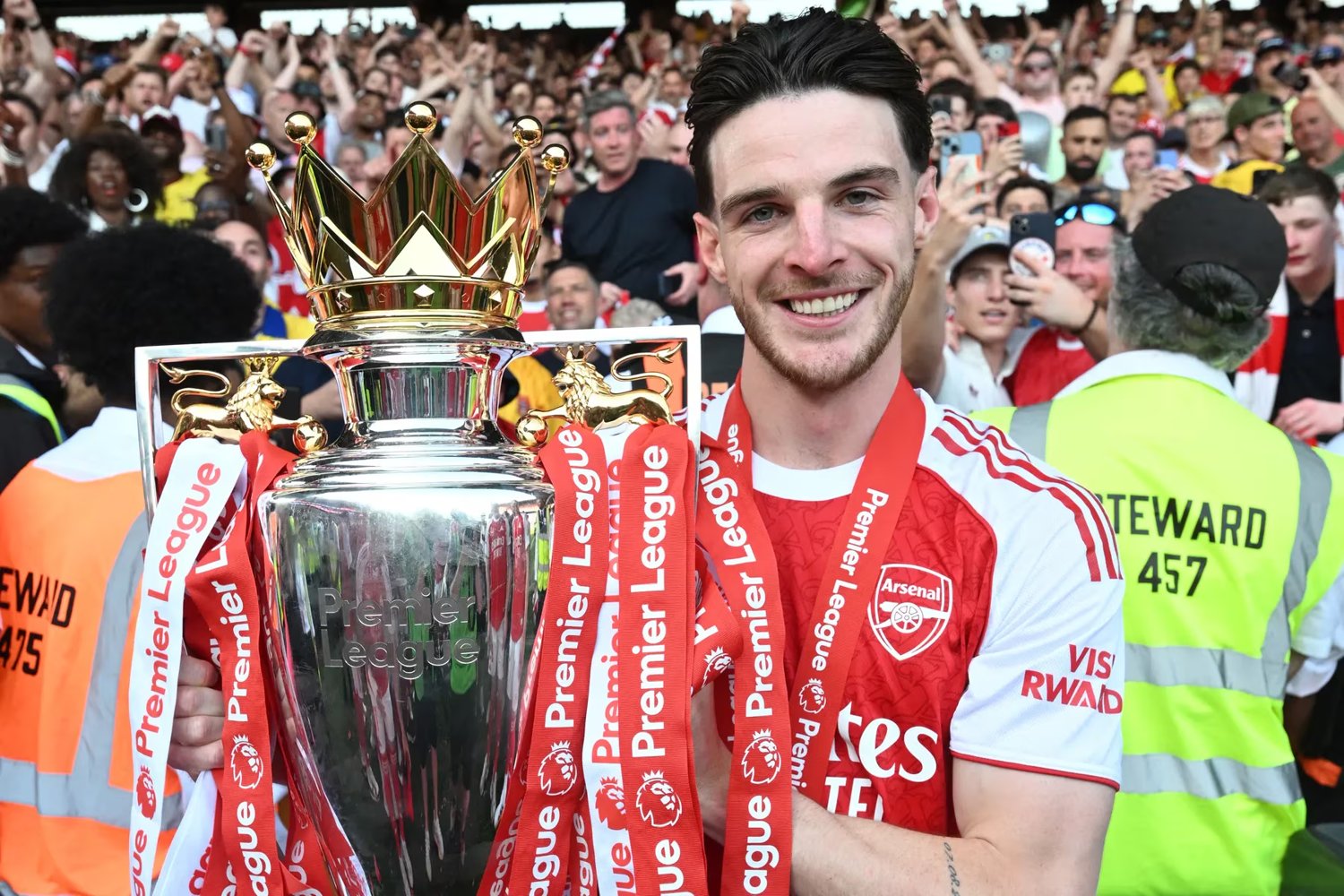 Officiel : Rice élu Joueur masculin de l'année d'Arsenal pour la deuxième fois consécutive avec 44% des voix des fans