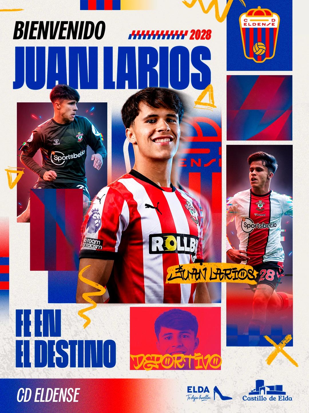 Offiziell: Juan Larios wechselt von Southampton zu Eldense – Vertrag bis 2028