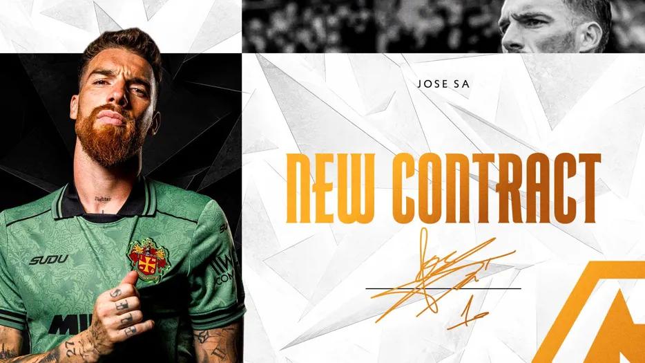 Offiziell: Wolverhampton Wanderers verlängert Vertrag mit Portugals Torhüter José Sá bis 2028
