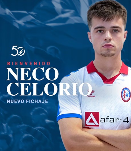 Ufficiale: Il centrocampista Neco Celorio passa dal Racing Santander al Rayo Majadahonda a titolo definitivo