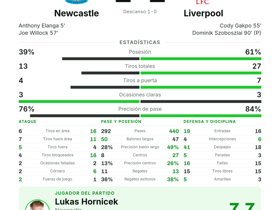 Newcastle 2-2 Liverpool