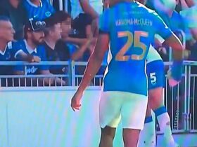 Cardiff's former Arsenal star Krystian Bielik grabs young fan by the throat